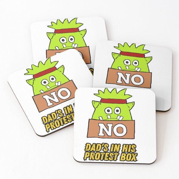 Item preview, Dad's in his protest box designed and sold by LagoonandBeans.