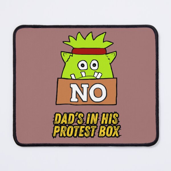 Item preview, Dad's in his protest box designed and sold by LagoonandBeans.