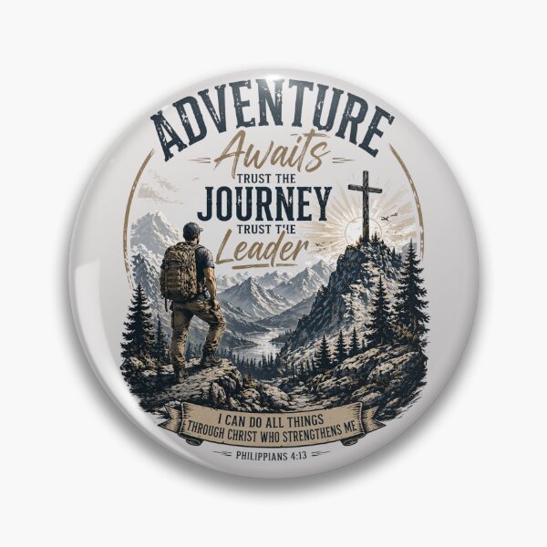 Item preview, Christian Hiking Artwork – Adventure Awaits designed and sold by Vals Crafts Creations Studio.