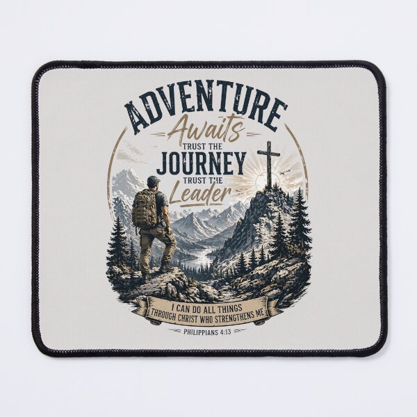 Item preview, Christian Hiking Artwork – Adventure Awaits designed and sold by Vals Crafts Creations Studio.