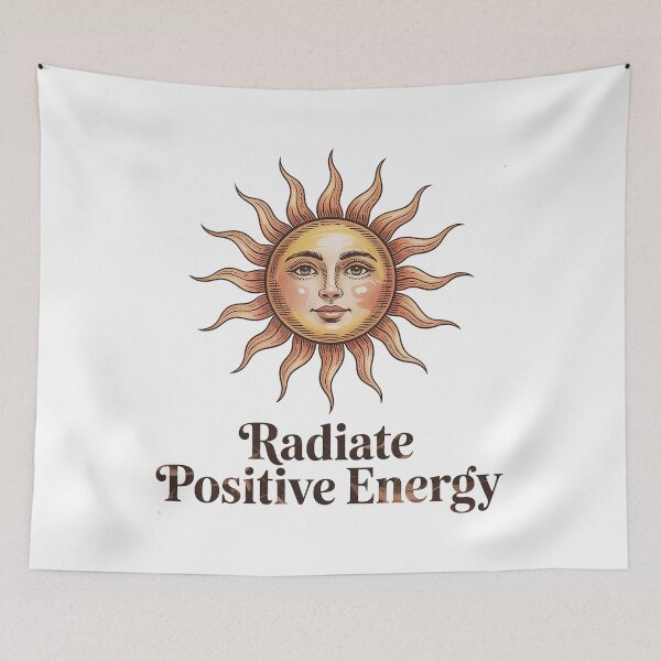 Item preview, Radiate Positive Energy Vintage Celestial Sun Design designed and sold by Cool-cat-art.