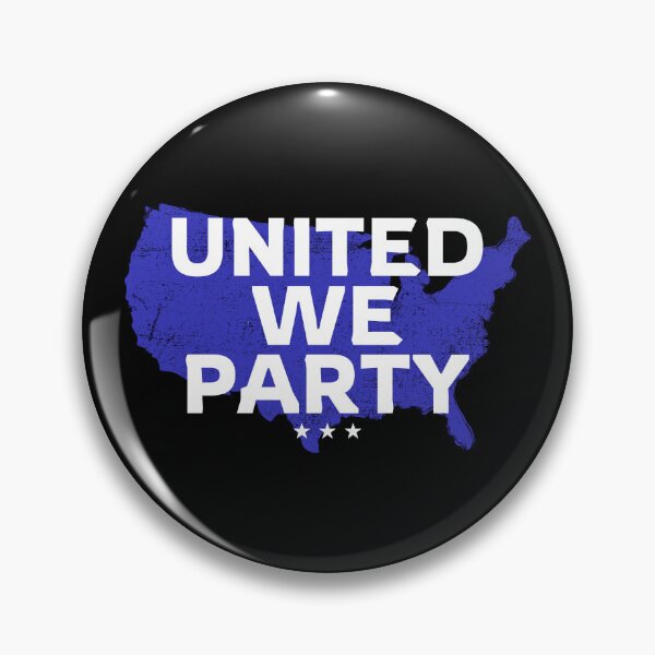 Item preview, United We Party USA designed and sold by PTMerchco.