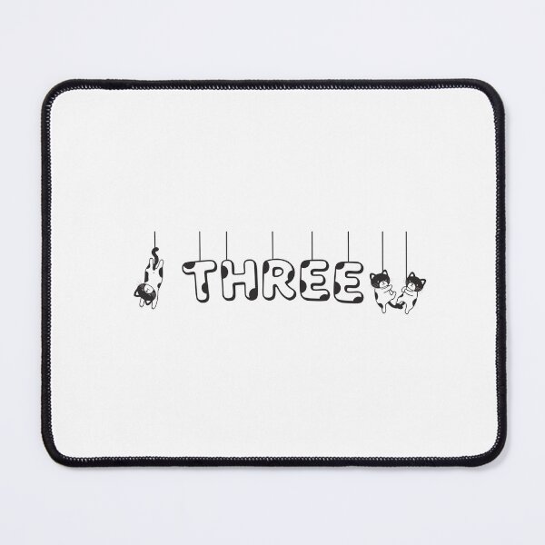 Item preview, Adorable Hanging Cats with Number Three Text designed and sold by SpiritoftheEast.