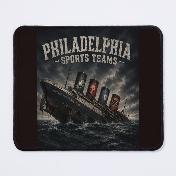 Item preview, Philadelphia Sports Teams Sinking Ship Funny Fan Parody designed and sold by NapoliApparel.