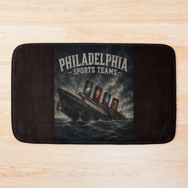 Item preview, Philadelphia Sports Teams Sinking Ship Funny Fan Parody designed and sold by NapoliApparel.