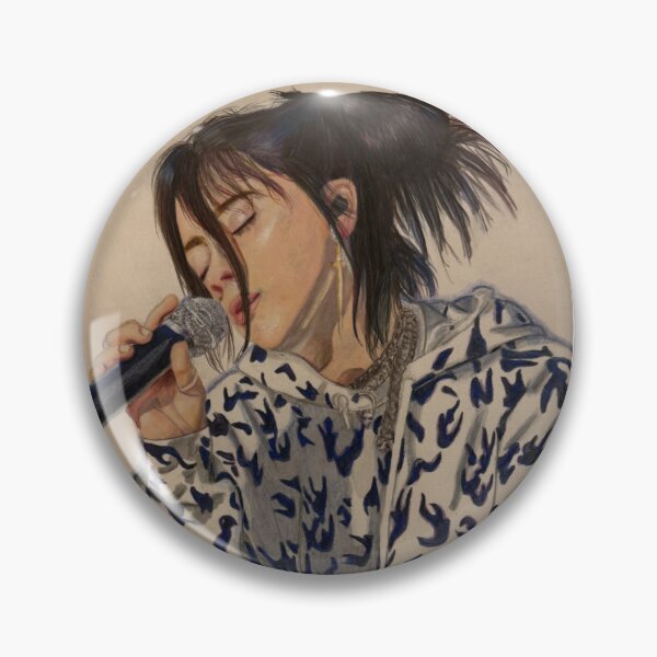 Item preview, Billie Eilish pencil drawing designed and sold by GabriellaCoccia.