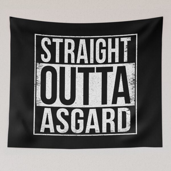 Item preview, STRAIGHT OUTTA ASGARD designed and sold by Bruiserstang.