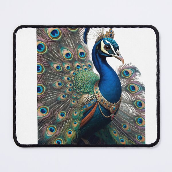 Item preview, Majestic Peacock in Royal Attire with Crown designed and sold by ekemarket.