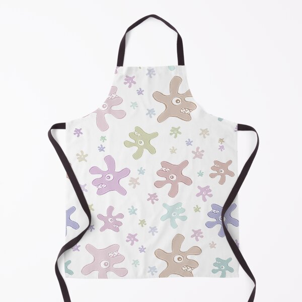 Item preview, Creepy Cute Bacteria Seamless Pattern – Colorful Whimsical Illustration designed and sold by DFLC Prints.