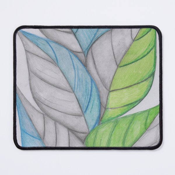Item preview, Green and blue leaves  designed and sold by Artbysarah23.