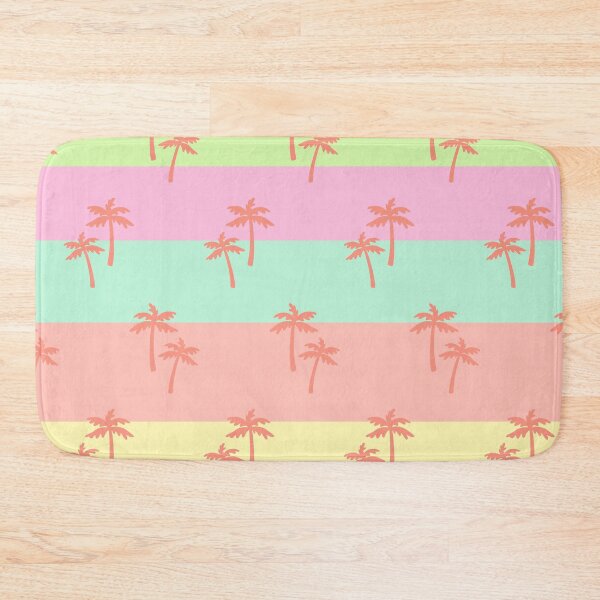 Item preview, Pastel paper ream with coral palm trees designed and sold by BritishDelights.