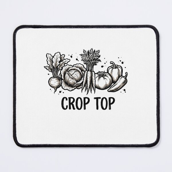 Item preview, Crop Top Funny Farming Root Vegetable Gardening Farmer design, Garden Lover Humor Gift, Funny Farmer Graphic Tee designed and sold by AsturShop.