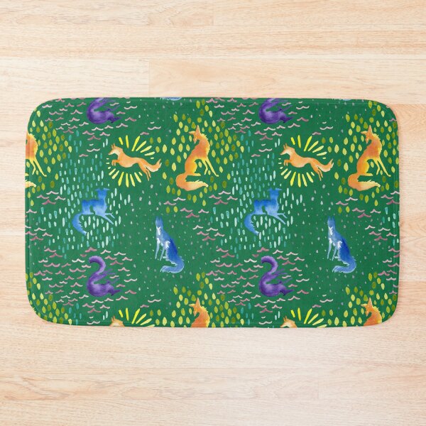 Item preview, Silken Splashes on Green designed and sold by LauraGarabedian.
