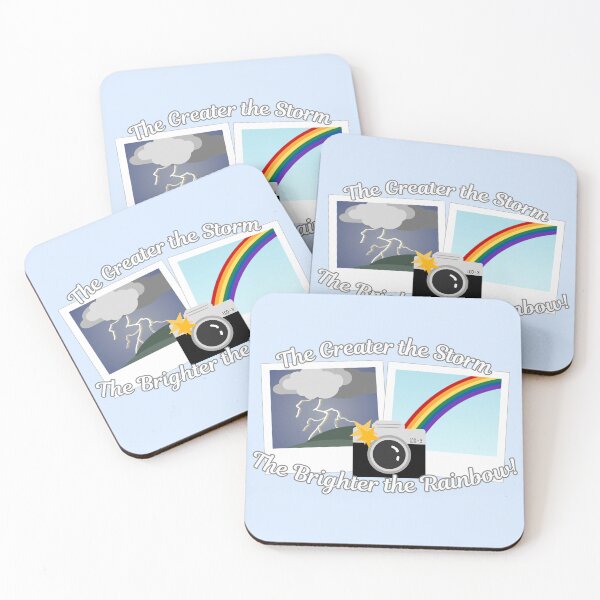 Item preview, The Greater the Storm, the Brighter the Rainbow designed and sold by Laura Camera Obscura.