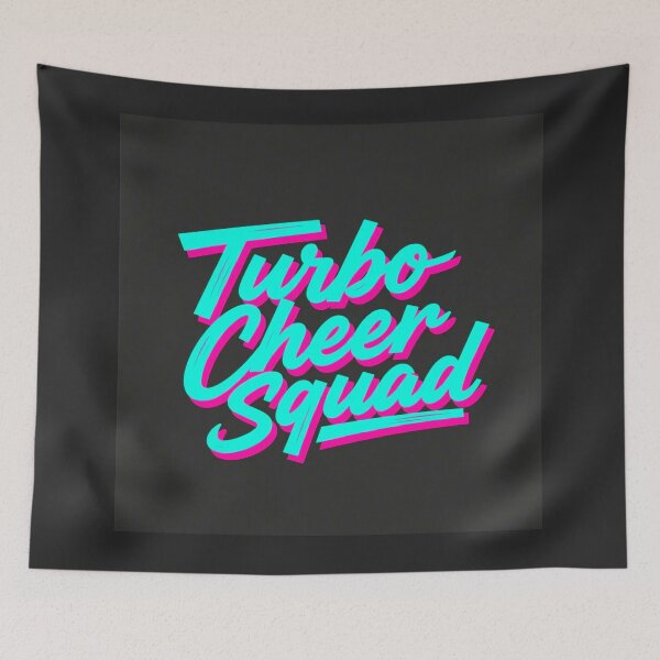 Item preview, Turbo Cheer Squad Retro Typography Tee designed and sold by Arte-Excellency.