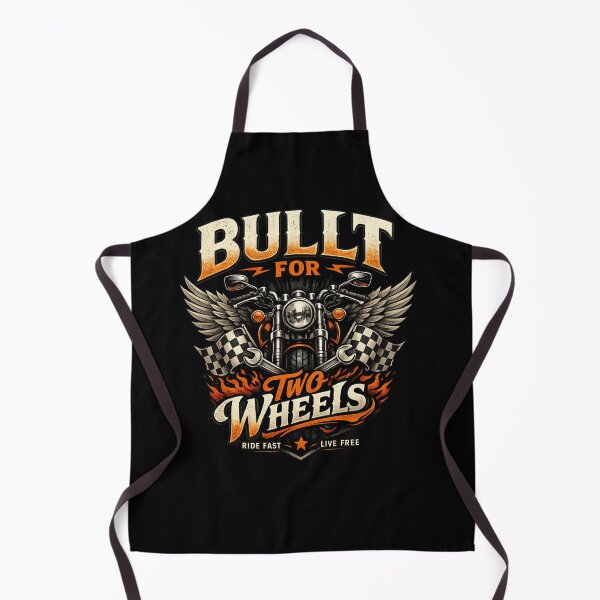 Item preview, Built For Two Wheels Vintage Motorcycle Rider Graphic designed and sold by Ladys-Gents.