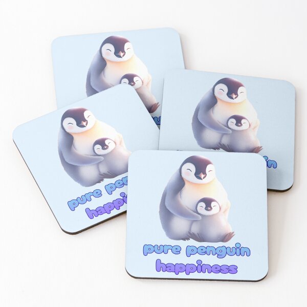 Item preview, Pure Penguin Happiness designed and sold by bubblyrainbow.