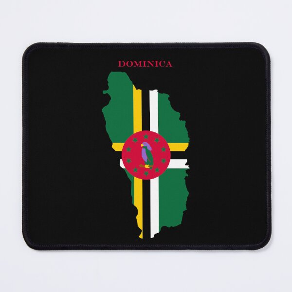 Item preview, Dominica Map Flag Silhouette Caribbean Nature Travel Pride Gift designed and sold by NTGUILTY.
