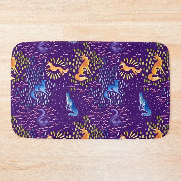 Item preview, Silken Splashes on Purple designed and sold by LauraGarabedian.