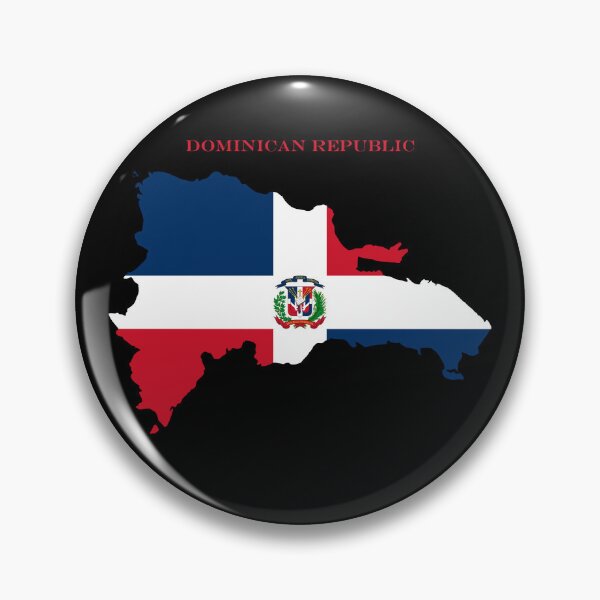 Item preview, Dominican Republic Map Flag Silhouette Caribbean Travel Pride Gift designed and sold by NTGUILTY.