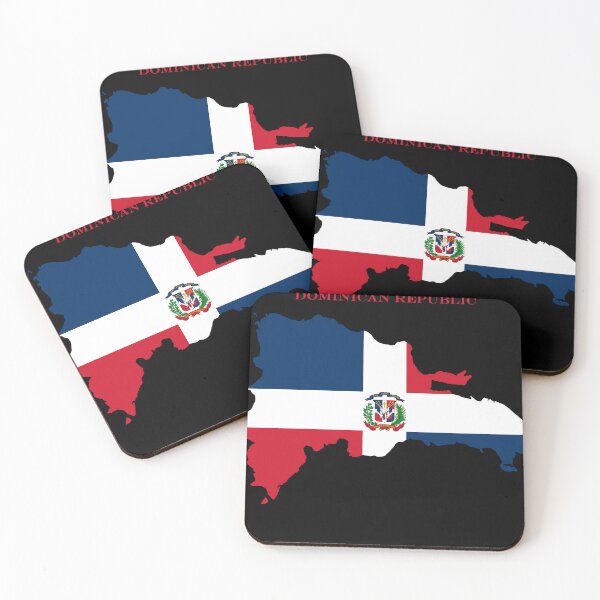 Item preview, Dominican Republic Map Flag Silhouette Caribbean Travel Pride Gift designed and sold by NTGUILTY.