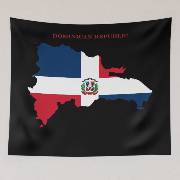 Item preview, Dominican Republic Map Flag Silhouette Caribbean Travel Pride Gift designed and sold by NTGUILTY.