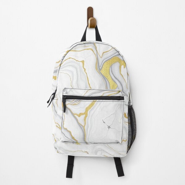 Item preview, Luxury White Marble Texture With Gold Veins designed and sold by IntelliMindDesigns.