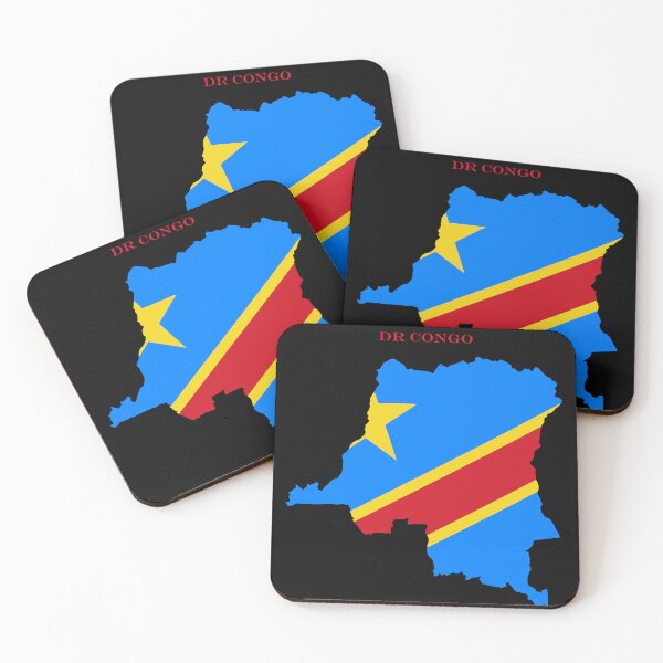 Item preview, DR Congo Map Flag Silhouette Central Africa Travel Pride Gift designed and sold by NTGUILTY.