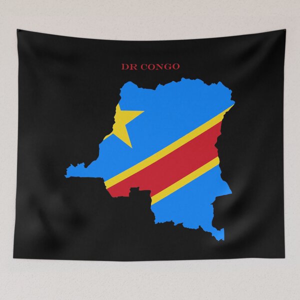 Item preview, DR Congo Map Flag Silhouette Central Africa Travel Pride Gift designed and sold by NTGUILTY.