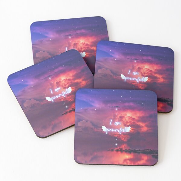 Item preview, I Am Powerful Stormy Clouds Affirmation designed and sold by Vaeliss.