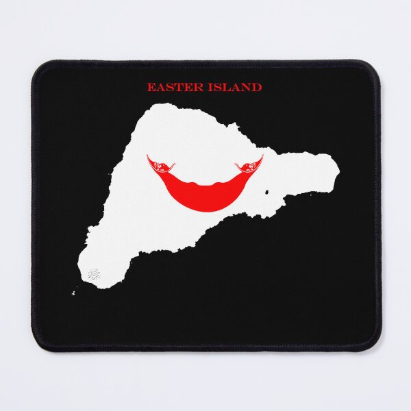 Item preview, Easter Island Map Flag Silhouette Rapa Nui Travel Pride Gift designed and sold by NTGUILTY.