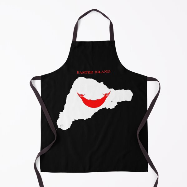 Item preview, Easter Island Map Flag Silhouette Rapa Nui Travel Pride Gift designed and sold by NTGUILTY.