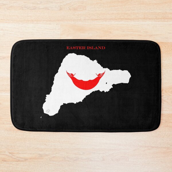 Item preview, Easter Island Map Flag Silhouette Rapa Nui Travel Pride Gift designed and sold by NTGUILTY.