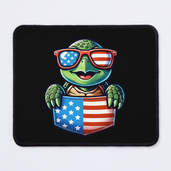 Item preview, Funny Turtle 4th July USA Flag America Boys Girls Kids designed and sold by rafaeltto.