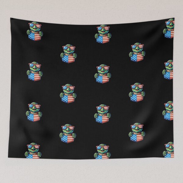 Item preview, Funny Turtle 4th July USA Flag America Boys Girls Kids designed and sold by rafaeltto.