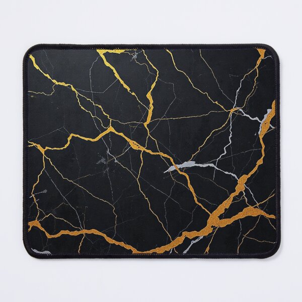 Item preview, Luxury Black Marble With Gold Veins designed and sold by IntelliMindDesigns.
