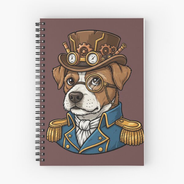 Item preview, Steampunk Dog – Victorian Mechanical Canine with Gears and Goggles designed and sold by PunkVerseStudio.