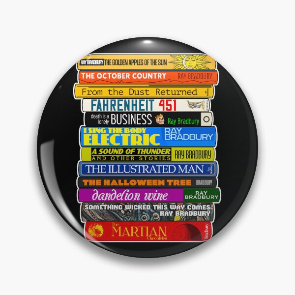 Item preview, Ray Bradbury Book Stack - Classic Reading Sci Fi Literature designed and sold by darklordpug.