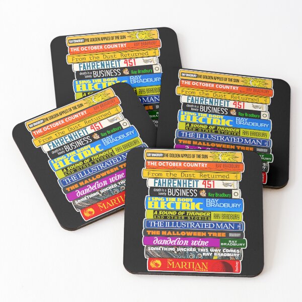 Item preview, Ray Bradbury Book Stack - Classic Reading Sci Fi Literature designed and sold by darklordpug.