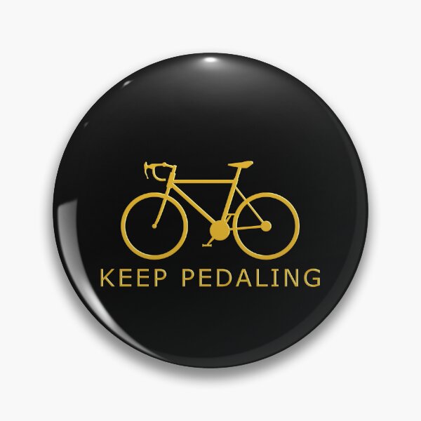 Item preview, keep pedaling, minimalist bicycle lifestyle design for true cycling lovers. good life style designed and sold by rikyfreestyle.