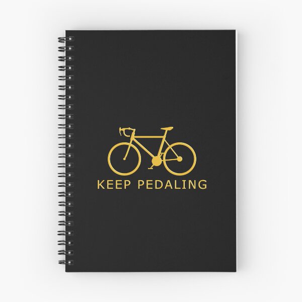 Item preview, keep pedaling, minimalist bicycle lifestyle design for true cycling lovers. good life style designed and sold by rikyfreestyle.