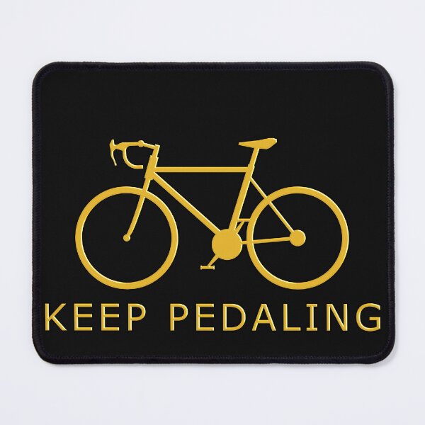 Item preview, keep pedaling, minimalist bicycle lifestyle design for true cycling lovers. good life style designed and sold by rikyfreestyle.