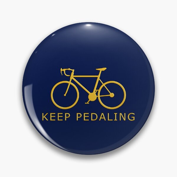 Item preview, keep pedaling, minimalist bicycle lifestyle design for true cycling lovers. good life style designed and sold by rikyfreestyle.