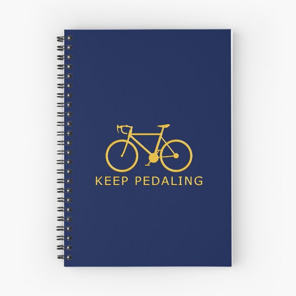 Item preview, keep pedaling, minimalist bicycle lifestyle design for true cycling lovers. good life style designed and sold by rikyfreestyle.