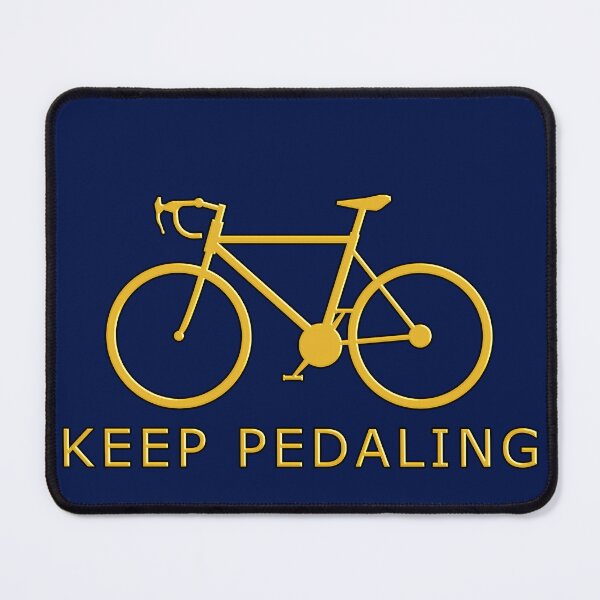 Item preview, keep pedaling, minimalist bicycle lifestyle design for true cycling lovers. good life style designed and sold by rikyfreestyle.