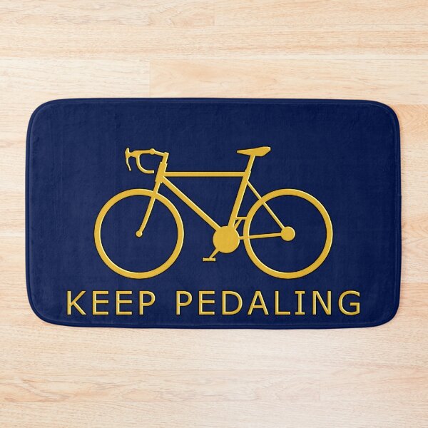 Item preview, keep pedaling, minimalist bicycle lifestyle design for true cycling lovers. good life style designed and sold by rikyfreestyle.