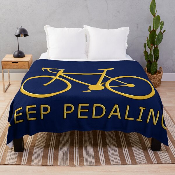 Item preview, keep pedaling, minimalist bicycle lifestyle design for true cycling lovers. good life style designed and sold by rikyfreestyle.