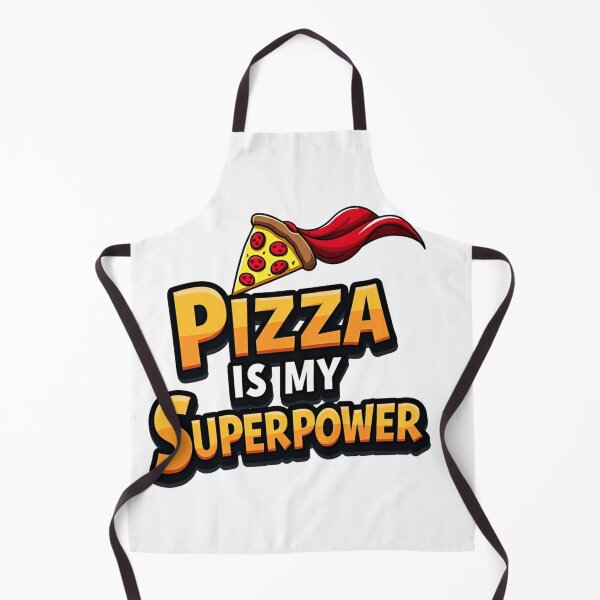 Item preview, Pizza is My Superpower – Superhero pepperoni slice with cape designed and sold by Prints by Mat.