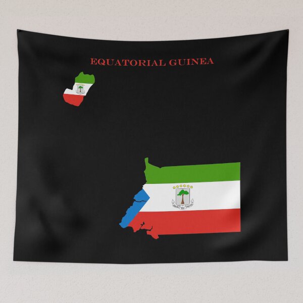 Item preview, Equatorial Guinea Map Flag Silhouette Central Africa Travel Pride Gift designed and sold by NTGUILTY.
