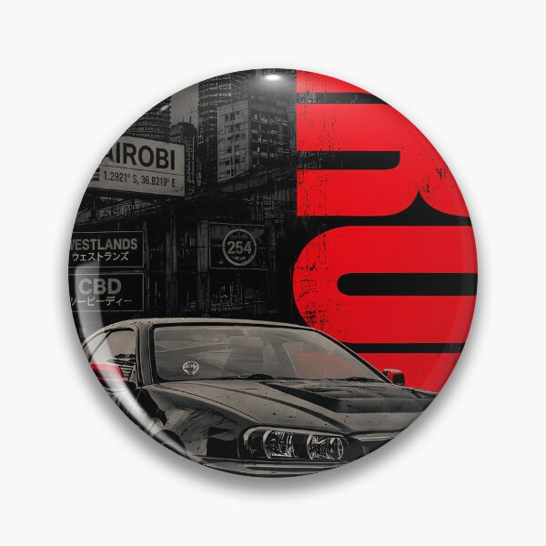 Item preview, Nairobi Skyline Nissan R34 GTR Nismo Grunge Street Art designed and sold by kanjxtan.